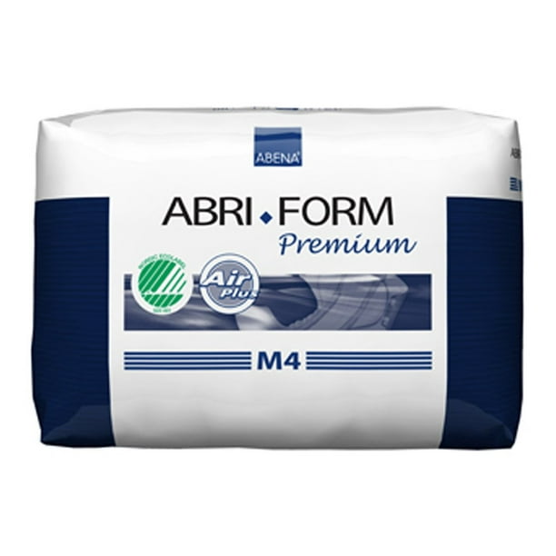 Abena AbriForm Premium Incontinence Briefs, Medium, M4, 14 Count