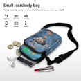 thumbnail image 4 of HELLHERO 4.33x1.97x7.09 Crossbody Sling Bags, Unisex with Trendy Cat, 4 of 4