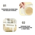 thumbnail image 4 of DcGZvy Pantry Containers Organizer Rice Containers, Baking Containers Food Jars & Canisters, Airtight Flour Container Kitchen Storage, 4 of 9