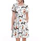 thumbnail image 1 of Easygdp Halloween Dachshund para Vestido Transpirable de Mujer, Vestido Suelto de Manga Corta con Pliegues y Bolsillos para el Verano, 1 of 6