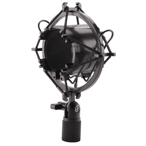 New Arrivals Universal 3KG Bearable Load Mic Microphone Shock Mount Clip Holder Stand Radio Studio Sound Recording Bracket Black Professional