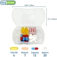 thumbnail image 6 of Ezy Dose Soft Sided Pocket Pharmacy Pill Case, 8 Compartments, Store Medication and Vitamins, Blue, 6 of 6