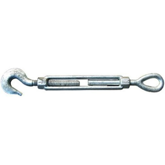 Indusco 939 00166 0.5 x 9 in. Hook & Eye Turnbuckle, Galvanized