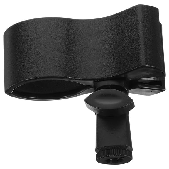 Adjustable Microphone Holder Clip Headphones for Stand Black