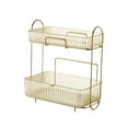 thumbnail image 3 of Luxury Countertop Storage Box Multifunctional Bedroom Storage Tray Jewelry Lipstick Organizer Large Capacity Bathroom Organizer Case for Desk Yellow, 3 of 8