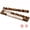 Beige Tortoise, variant on Pearl Scalloped Mahjong Racks with Magnetic Pushers, Tortoise Shell Mahjong Rack, 20" Luxury Acrylic Mahjong Racks