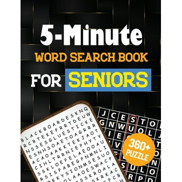 5-Minute Word Search Book for Senior: 360  Large-Print Christmas Word Search Puzzle, Exercise Your Brain, Holiday Fun for Adults (Paperback)