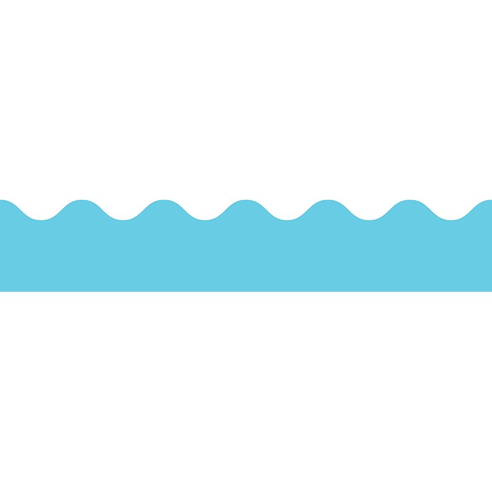 Light Blue Border (108216), Cut borders to desired length. By Carson