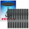 thumbnail image 2 of Zebra - ZGE Gel Ink Stick Pen - 0.7mm - Matte Barrel - Black - Pack of 12, 2 of 4