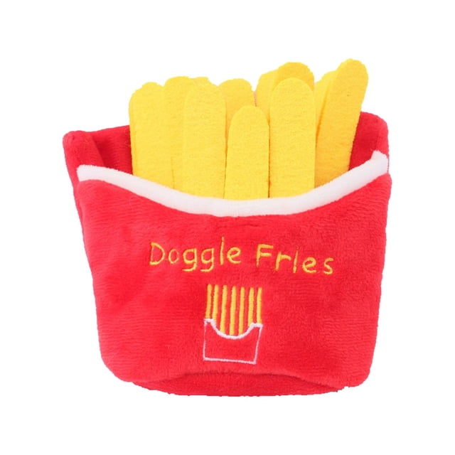 Juguete para masticar Yuyangstore forma de comida para perros chirriante 15x15cm