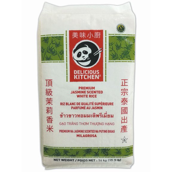 Delicious Kitchen Premium Jasmine Scented White Rice 16kg