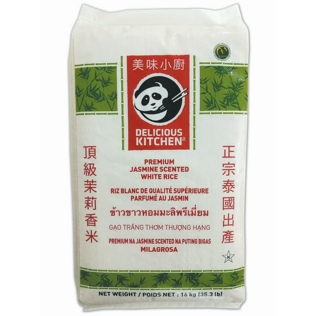 Delicious Kitchen Premium Jasmine Scented White Rice 16kg
