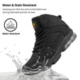 thumbnail image 5 of Jacata Non Slip Work Shoes for Men Water Resistant Leather Hiking Boots Air Cushion (Size 8), 5 of 6