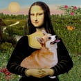 thumbnail image 3 of CafePress - TILE Mona Corgi7b T Shirt - Women's Classic T-Shirt, 3 of 4