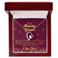thumbnail image 1 of To Mom Mom Never Judged Forever Necklace w Message Card, 1 of 8