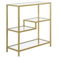 thumbnail image 2 of Evelyn&Zoe Johann 36" Tall Rectangular Bookcase, Gold, 2 of 10
