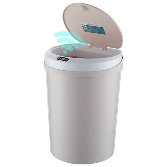 Yeacher 12L/3.2Gal Touch-free Trash Cans Automatic Garbage Can Infrared Motion Sensor with Lid for Kitchen