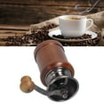 thumbnail image 4 of Coffee Grinder Manual, Oak Stainless Steel Compact Portable Easy Cleaning Retro Style Coffee Bean Grinder  For Home Light Color,Dark Color, 4 of 8
