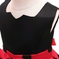 thumbnail image 3 of WhouRiu Big Girl' Dress Vintage Polka Dot Sleeveless Pleated Dress Kids Evening Princess Party Dresses Red,Sized 8-9, 3 of 4