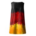thumbnail image 3 of Playeras,Blusas y Tops,Ropa para Mujer Camisetas de tirantes Camiseta sin mangas con cuello en V y estampado casual para mujer (Red, XL), 3 of 5