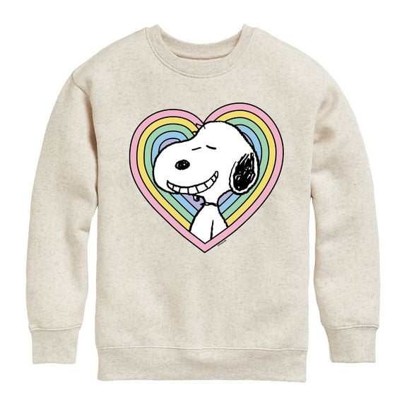 Peanuts - Snoopy Heart - Youth Crewneck Sweatshirt