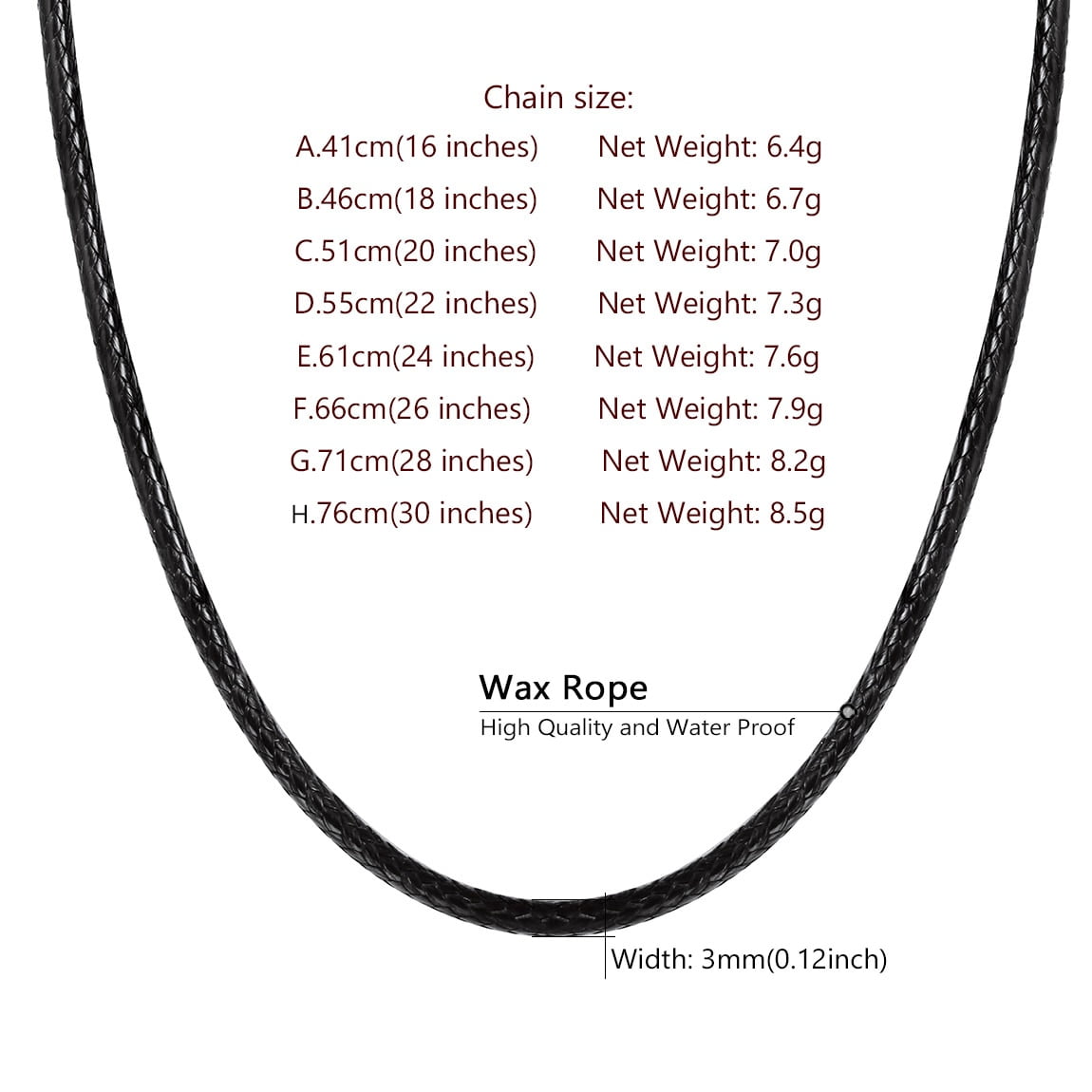 アクセサリー men ma315 Cable_Chain_2mm_Silver_View1_S