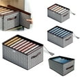 thumbnail image 4 of Mistaha Foldable Storage Box with Houndstooth Print and Handles - Closet Organizer for Clothes, Toys, Books - Waterproof Fabric Bin for Bedroom, Living Room - Portable and Stackable - 44*30*20cm, 4 of 6