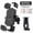 Handlebar-Grey, variant on ROCKBROS Bike Phone Holder,Bicycle Phone Mount,360°Rotation adjustable 4.5"-7.2" cellphone adjustable holder,Handlebar/Rearview Mirror Phone Holder