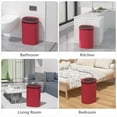 thumbnail image 6 of CL.HPAHKL Kitchen Trash Can 13 Gallon, Touchless Automatic Garbage Can with Lid, Motion Sensor Trashcan for Kitchen Bathroom Office, Red, 6 of 6