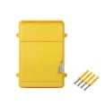 thumbnail image 3 of Buzón de pared con cerradura de código Strade Fareast Limited Amarillo 34,5 cm x 26 cm x 10 cm, 3 of 8