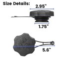 thumbnail image 3 of 594061 Gas Cap Replacement Fit For Lawn Mower, Fuel Tank Cap For Stratton 675exi 725exi Engine Ga, 3 of 5