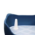 thumbnail image 2 of Langgg Dog Potty Tray with Removable Post Size 40x36x14cm Dog Training Toilet Blue, 2 of 9