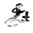 thumbnail image 1 of 7/8'' Motorcycle Brake Clutch Levers Master Cylinder Reservoir Set Universal Adjustable, 1 of 7