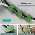 thumbnail image 2 of Organizador fijador de escalada de pared de eneldo de planta verde con Clip sin costuras en forma de hojas Tmvgtek Oficina Multiescena Multifunción, 2 of 5
