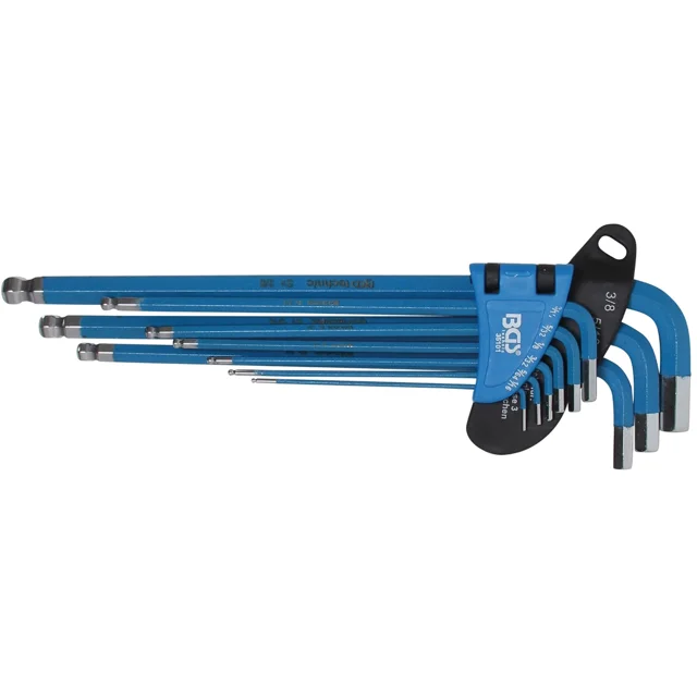 Juego de Llaves Allen Punta Bola BGS 35101 1/16 - 3/8 9 Piezas
