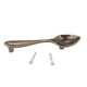 thumbnail image 4 of Manija negra mate del gabinete, aleación de zinc, manija de armario negra mate/bronce, claridad notable, 4 of 7