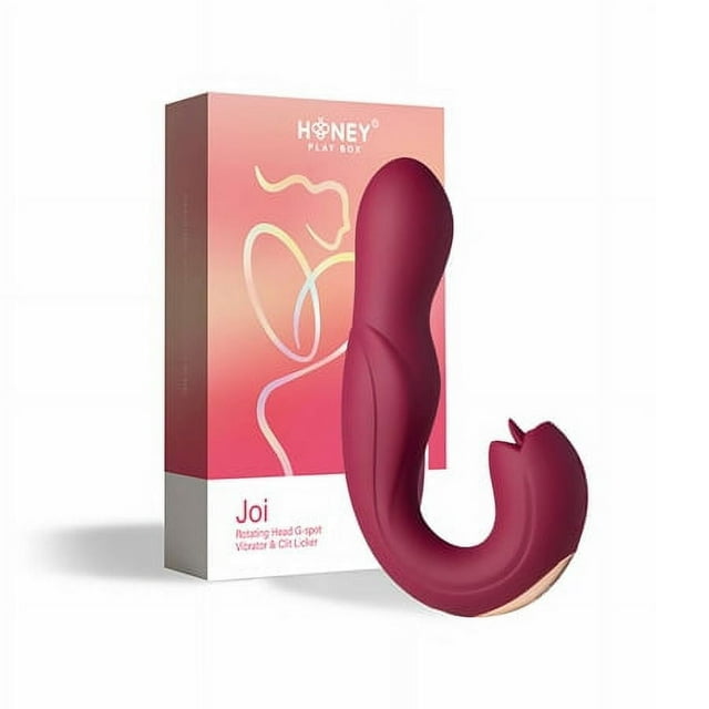 Joi Pro Vibromasseur Rotatif à Tête Point G & Clitoris avec Télécommande - Violet