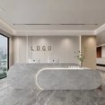 thumbnail image 2 of Beauty Salon Office Reception Desk Study Bar Writing Reception Counter Shop Restaurant Escritorios Office Furniture LJ50RT My Lux Decor Round, 2 of 9