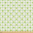 thumbnail image 2 of Ambesonne Polka Dot Fabric by the Yard Upholstery, Rounded Squares Abstract, 1 Yard, Apple Green Eggshell, 2 of 5