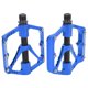 thumbnail image 1 of Pedal De Rodamiento De Bicicleta 3, Puerto Roscado De 14 Mm Pedal De Rodamiento De Bicicleta Mecanizado CNC Fácil De Instalar Para Bicicletas De Carretera Cergrey Azul, 1 of 8