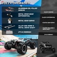 thumbnail image 6 of DEERC Brushless Fast RC Cars for Boys & Adults, 55KM/H, 1:18 Off-Road RC Truck, All Terrain 4x4 Racing Mecha Car, 50 Mins, Waterproof Remote Control Monster Truck, Compatible with 3S Battery, 6 of 10