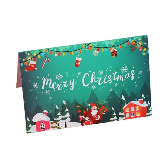 Christmas Assorted Christmas Greeting Cards with Envelopes Holiday Party Kids Friends丨A