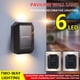 thumbnail image 1 of Lámpara de pared solar de 6 lámpara de seguridad impermeable IP65, lámparas de decoración de jardín para patio, garaje, , exterior, Blanco cálido DYNWAVEMX Aplique de pared al aire libre, 1 of 8