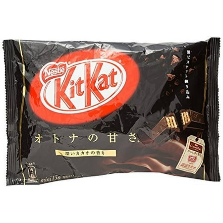 - Nestle KitKat Dark Chocolate Flavor (2 Bag )5.5 Oz Japan Import + One NineChef Spoon
