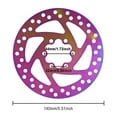thumbnail image 4 of 140mm 6 Hole Brake Disc for Kugoo G2 Max Electric Scooter for Rotor Brake Color Is 140mm, 4 of 9
