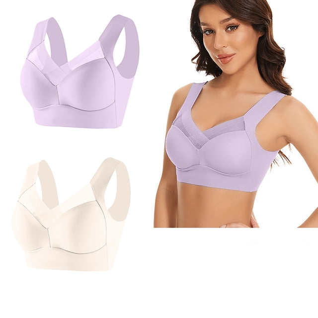 Sous-vêtements et Soutiens-Gorge Sans Bretelles pour Femmes Collection Fine Quotidienne 2 Pcs