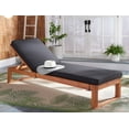 thumbnail image 3 of SAFAVIEH Solano Outdoor Patio Sunlounger, Natural/Black, 3 of 15