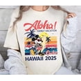 thumbnail image 1 of Disney Mickey Mouse Aloha Family Vacation Oahu Hawaii Graphic T-Shirt All Size S-5XL, 1 of 4
