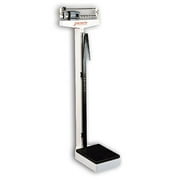 Cardinal Scale-Detecto 339 10.5 in. X 14.5 in. Platform Eye Level Physician Scale 400 Lbs X 4 Oz-175 Kg X 100 G with Height Rod