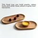 thumbnail image 3 of Naiovety para servir Utensilios de cocina Artesanía Forma ovalada Accesorios decorativos para el hogar Bandeja de alimentos Palé de almacenamiento Organizadores de utensilios de cocina 18*10 Naiovety HA067282-02, 3 of 6